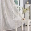 0cbaba32b6db0beadab3698853f929d0 Metallic Foil Sheer Curtain