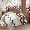 12-Piece Bedspread Set with Matching Curtains Wholesale