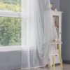 Elegant Jacquard Sheer Curtain