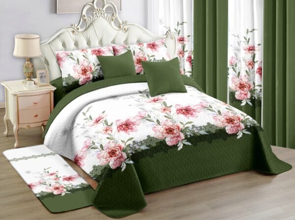 12-Piece Bedspread Set with Matching Curtains Wholesale
