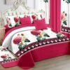 12-Piece Bedspread Set with Matching Curtains Wholesale