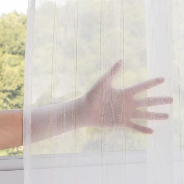 Elegant Jacquard Sheer Curtain