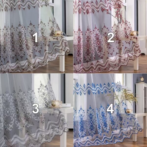 1a77b9adbfc708b99b025e94c3c8909e Embroidered Sheer Curtain