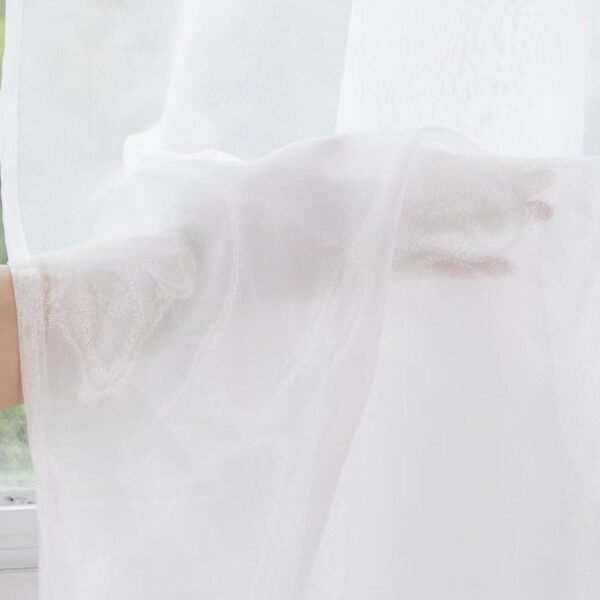 1f0d02fefdbc6754d5ef05af07d00e99 Solid Color Sheer Curtain