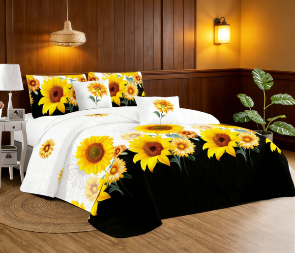 3612e4324c786db75a49002a7a5611e3 6-Piece Multi-Needle Quilted Bedspread Set
