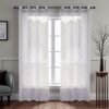 Metallic Foil Sheer Curtain