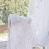 Metallic Foil Sheer Curtain