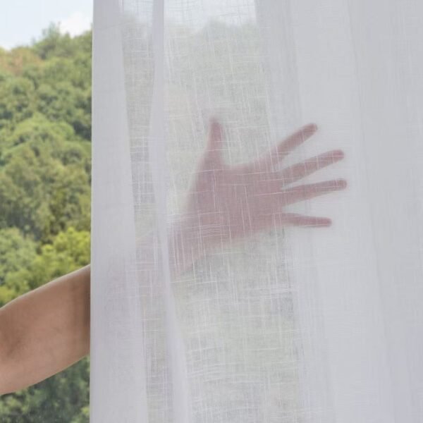 3c35918ce6bab0a40d76f835ba36ca41 Solid Color Sheer Curtain