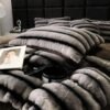 Faux Rabbit Fur Bedding Set