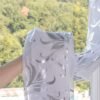 Metallic Foil Sheer Curtain