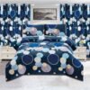 5-Piece Borrego Comforter Set with Curtains