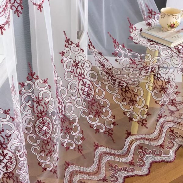 Embroidered Sheer Curtain