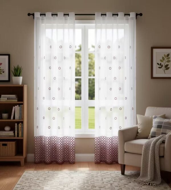 56401dc418abd6cc2e30c3ef6f585da5 Embroidered Sheer Curtain