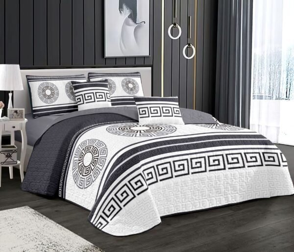 6-Piece Multi-Needle Quilted Bedspread Set