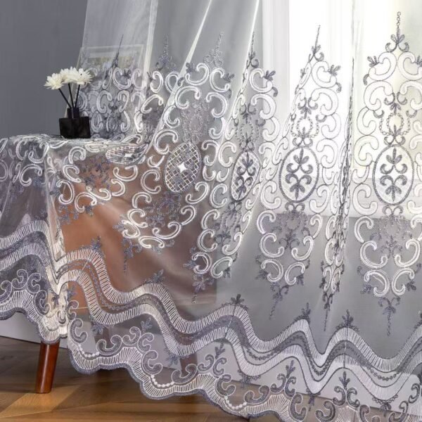 5f0f4f061a80c4f41ddae35889e72661 Embroidered Sheer Curtain