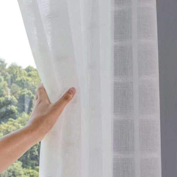 Elegant Jacquard Sheer Curtain