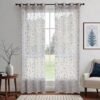 69ccb39a9d5ce1f342e2352ef73e9ea3 Metallic Foil Sheer Curtain