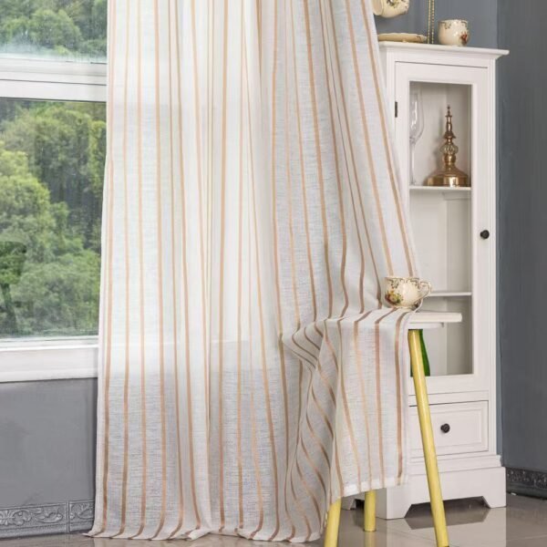 Elegant Jacquard Sheer Curtain
