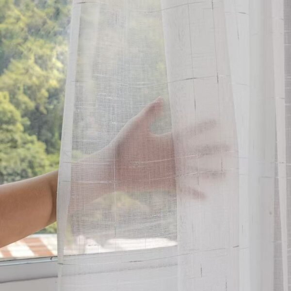 Elegant Jacquard Sheer Curtain