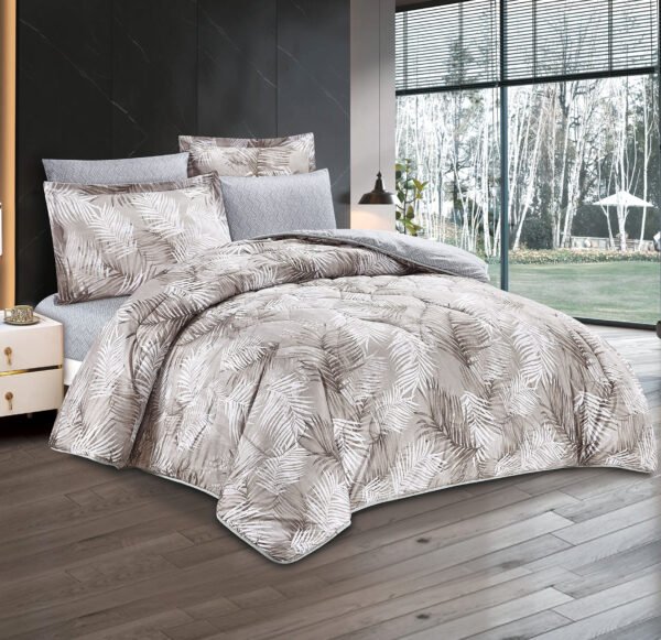 7d194a139bf9294b85eb051d58f36402 6-Piece Floral Comforter Set with Fitted Sheet