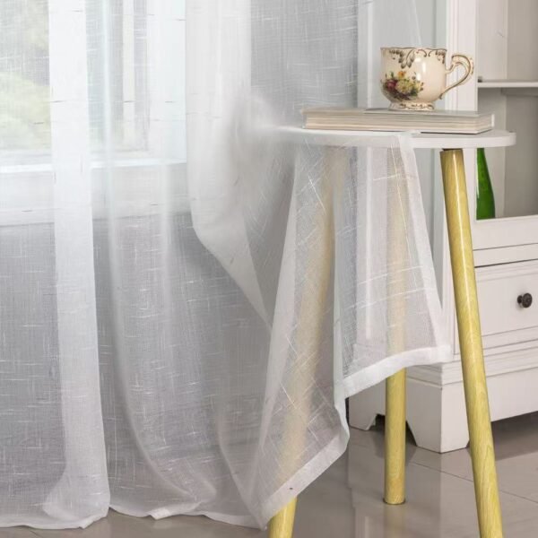 Elegant Jacquard Sheer Curtain