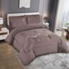 Luxury Towel Embroidery Quilted Bedspread Set