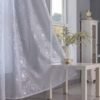 Metallic Foil Sheer Curtain
