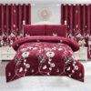 9 5-Piece Borrego Comforter Set with Curtains