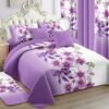12-Piece Bedspread Set with Matching Curtains Wholesale
