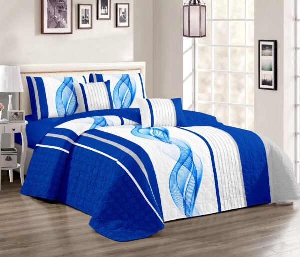 926df997d9024e00d445053660f5ac14 6-Piece Multi-Needle Quilted Bedspread Set