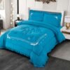 Luxury Towel Embroidery Quilted Bedspread Set