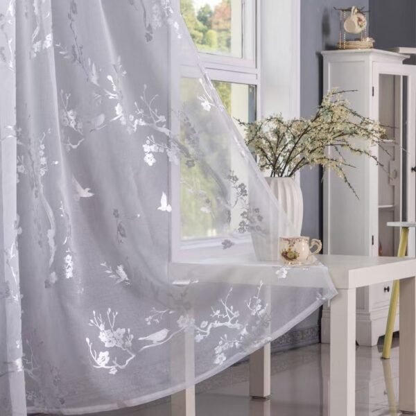 99a7e8aeb70626f41a209ece3af34b35 Metallic Foil Sheer Curtain