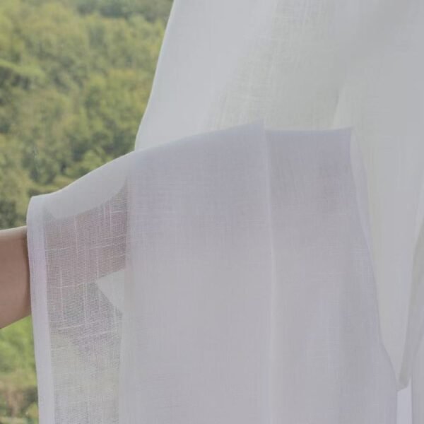 9b799d9c97e89c2d8750f8f096a7c629 Solid Color Sheer Curtain