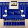 Elegant 5-Piece Bedspread Set with Decorative Valance Curtains