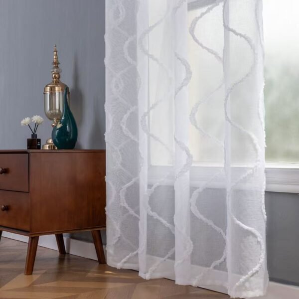 a17cdbb0e67c917038edb91bcc469985 Burnout Sheer Curtain