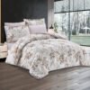 6-Piece Floral Comforter Set with Fitted Sheet