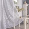 Metallic Foil Sheer Curtain