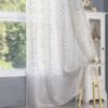 a88c24619abf63ccaed975667829af96 Metallic Foil Sheer Curtain