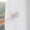 b32b7413d1ba7d6cf8d8644f2a6460a4 Solid Color Sheer Curtain