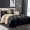 6-Piece Multi-Needle Quilted Bedspread Set