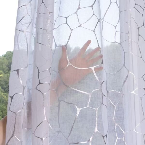 c110c56ff6a5578d8a0f1269ed7a301d Metallic Foil Sheer Curtain
