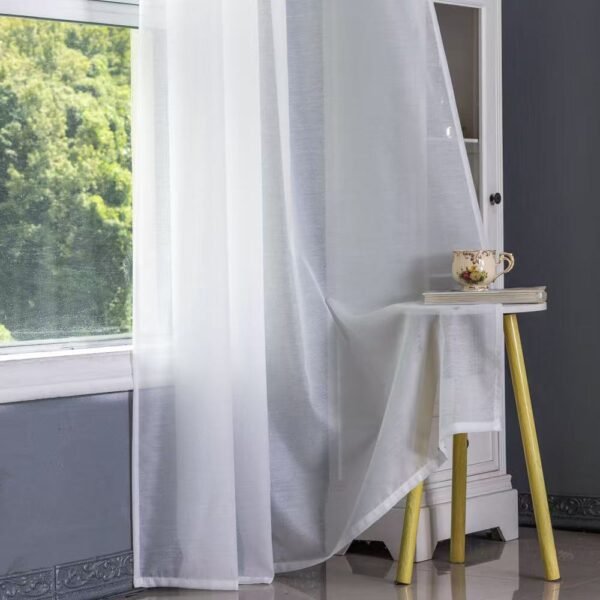 Elegant Jacquard Sheer Curtain