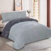 Jacquard Flannel Fleece Comforter Set