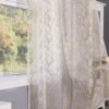 Metallic Foil Sheer Curtain