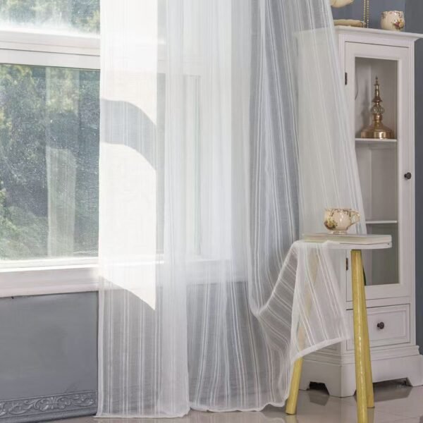 c876d17293b58066ff5d71b0dd2c8487 Elegant Jacquard Sheer Curtain