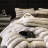Faux Rabbit Fur Bedding Set