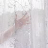 Metallic Foil Sheer Curtain