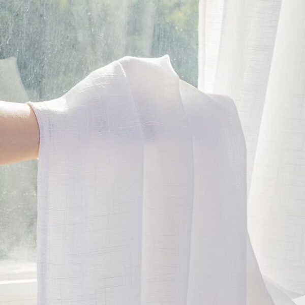 dd5ee6f5193cf145fe6f2fdab27a5f9e Solid Color Sheer Curtain
