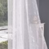 Metallic Foil Sheer Curtain
