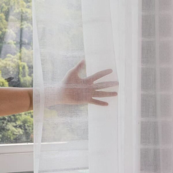 Elegant Jacquard Sheer Curtain